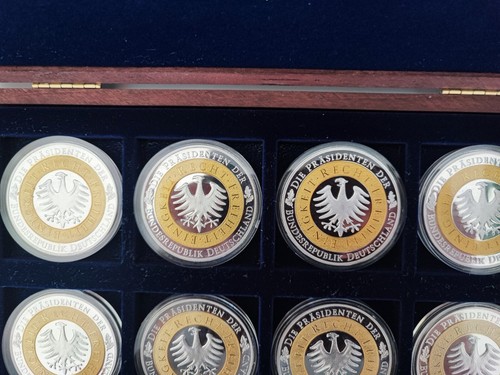 Die Präsidenten der Bundesrepublik Münzen - Medalliensatz - 12 BRD Münzen - Bild 8 von 10