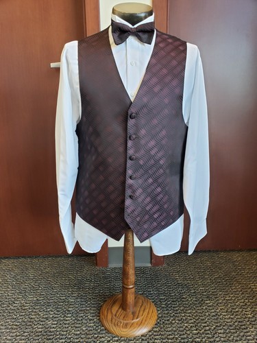 CITI-LITES Formal Vest and Bow Tie set - Six Button Full Back Vest - CL - Picture 23 of 36