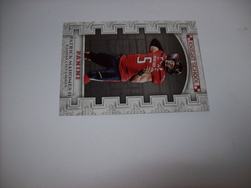 2017 Panini - Knight School #KNS-PM Patrick Mahomes II Rookie NM Free Shipping - Picture 3 of 6