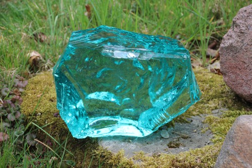 9 kg schwerer, großer Glasbrocken, Glasstein, Einzelstück wunderschön - Bild 2 von 16