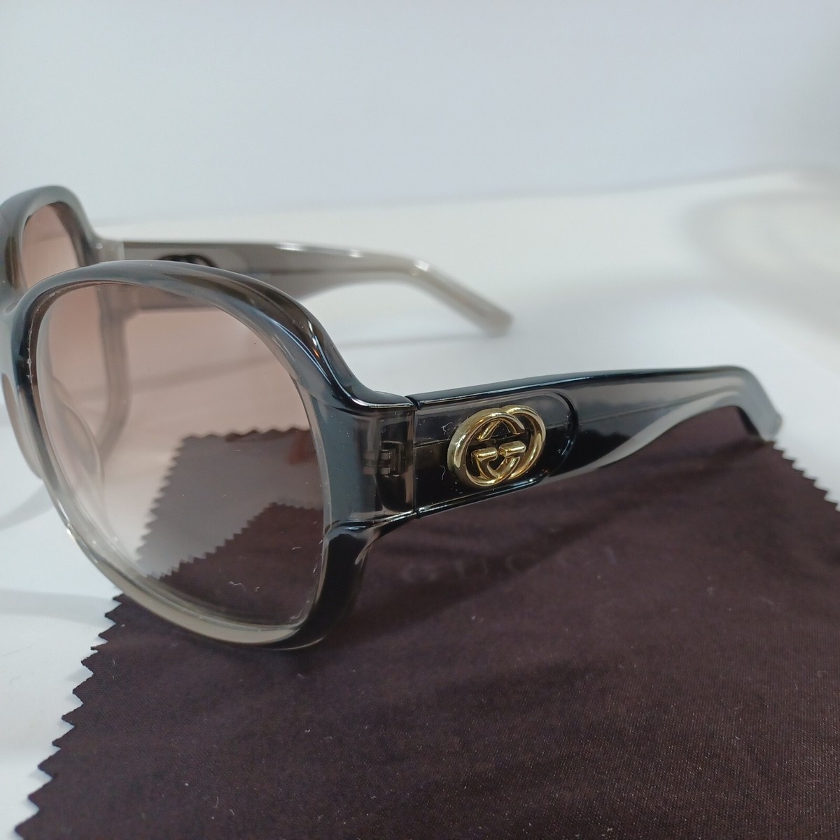 Gucci GG 2934 S Auth Black Frame Amber Lenses - Genuine - | eBay