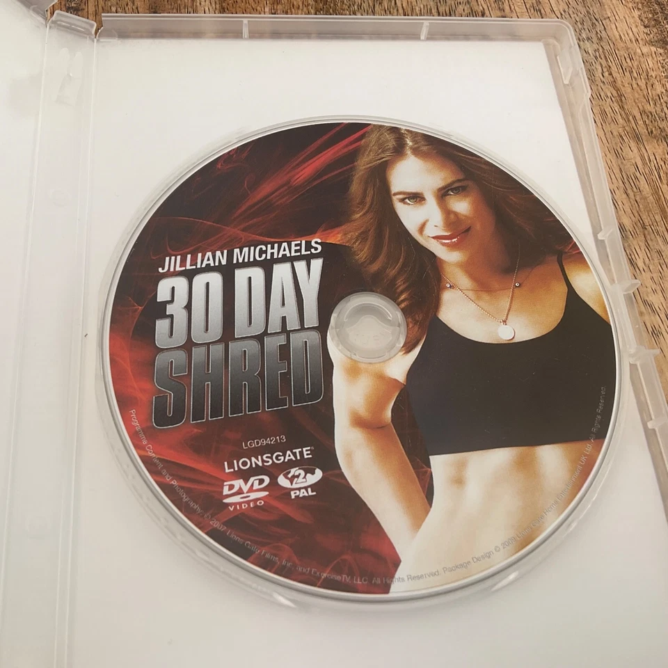 Jillian Michaels 30 Day Shred DVD Region 2 Exercise Health Fitness - Image 3 of 3