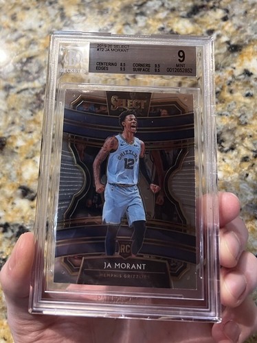 Ja Morant RC Panini Select Prizm Refractor BGS 9 Rookie Grade Beckett Silver ? - Picture 6 of 9