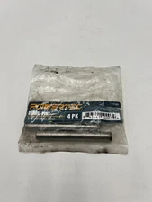 4 BAGS OF 4 POWERTEC 71145 Alloy Steel Dowel Pin 3/8" Dia Metallics