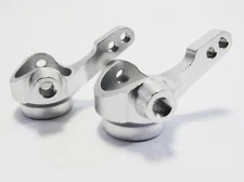 Aluminum Alloy Front Knuckle Arms Silver for Tamiya CC01 