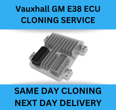 VAUXHALL GM ACDELCO E38 ECU CLONING SERVICE DATA TRANSFER 24H PLUG AND PLAY