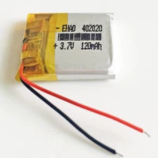 3.7V 120mAh Lipo Polymer Battery Rechargeable For MID MP3 GPS Bluetooth 402020