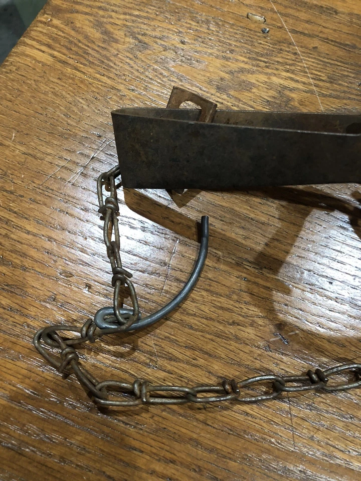 Oneida Victor #1 Stop Loss Long Spring Trap Cabin Lodge - Image 4 of 4