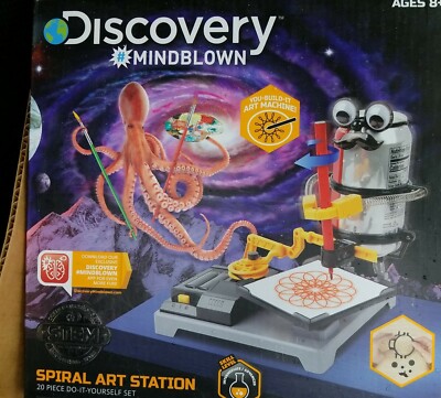 NEW MIB Spiral Art Station DIY Kit Robot by Discovery Mindblown Science Set