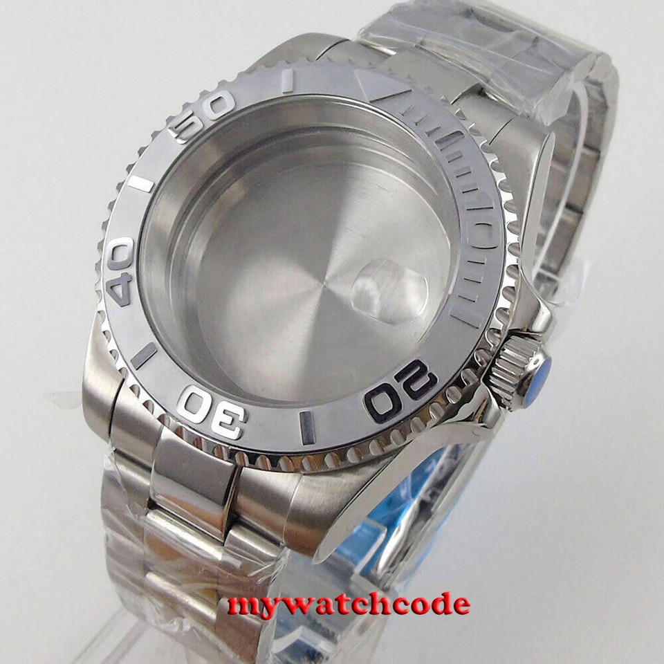 Vetro Zaffiro 20ATM 40mm Orologio Da Uomo Lucidato Parti - Foto 2