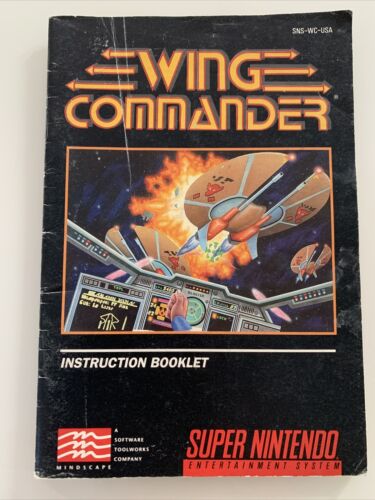 Wing Commander Notice Super Nintendo Snes Nes - Photo 1/2