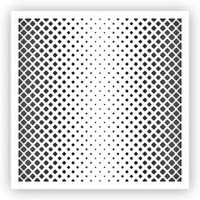 Squares Pattern #1 Stencil - Choose a Size - Laser-Cut Reusable Plastic