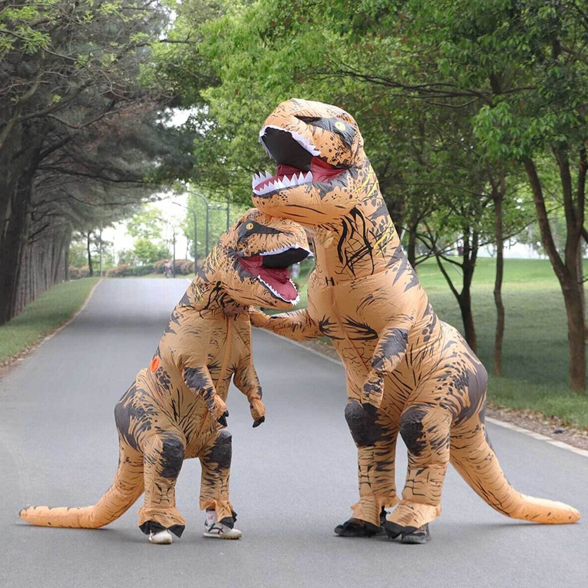 Adult Jurassic World T-Rex Inflatable Costume