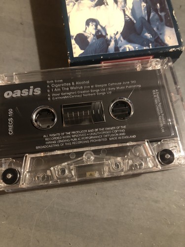 oasis cigarettes and alcohol/I Am The Walrus Cassette Single 1994 Cig Box - Picture 6 of 9
