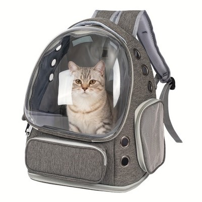 Portable Cat Pet Travel Carrier Bag for Cats Outdoor Transparent Space Backpack 