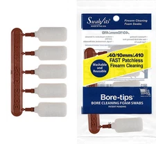 .40cal/.44cal/10mm/410 Gauge Gun Cleaning Bore-tips® by Swab-its®: Barrel