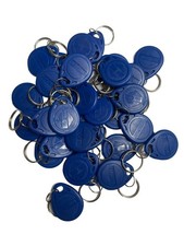 NEW 200 Pcs IC Card UID Key Fobs Keyfobs RFID 13.56MHz Rewritable Smart Tag Blue