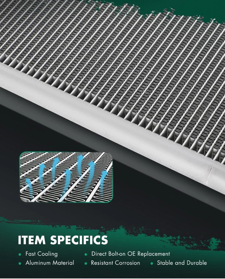 Condensador de aire acondicionado SCITOO para Ford Flex 2010-2019 y Lincoln MKT 2010-2019 OE 3942 Foto 4 de 4