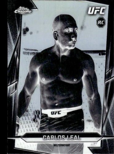 Carlos Leal 2026 Topps Chrome UFC #71 Carlos Leal Negative Refractor