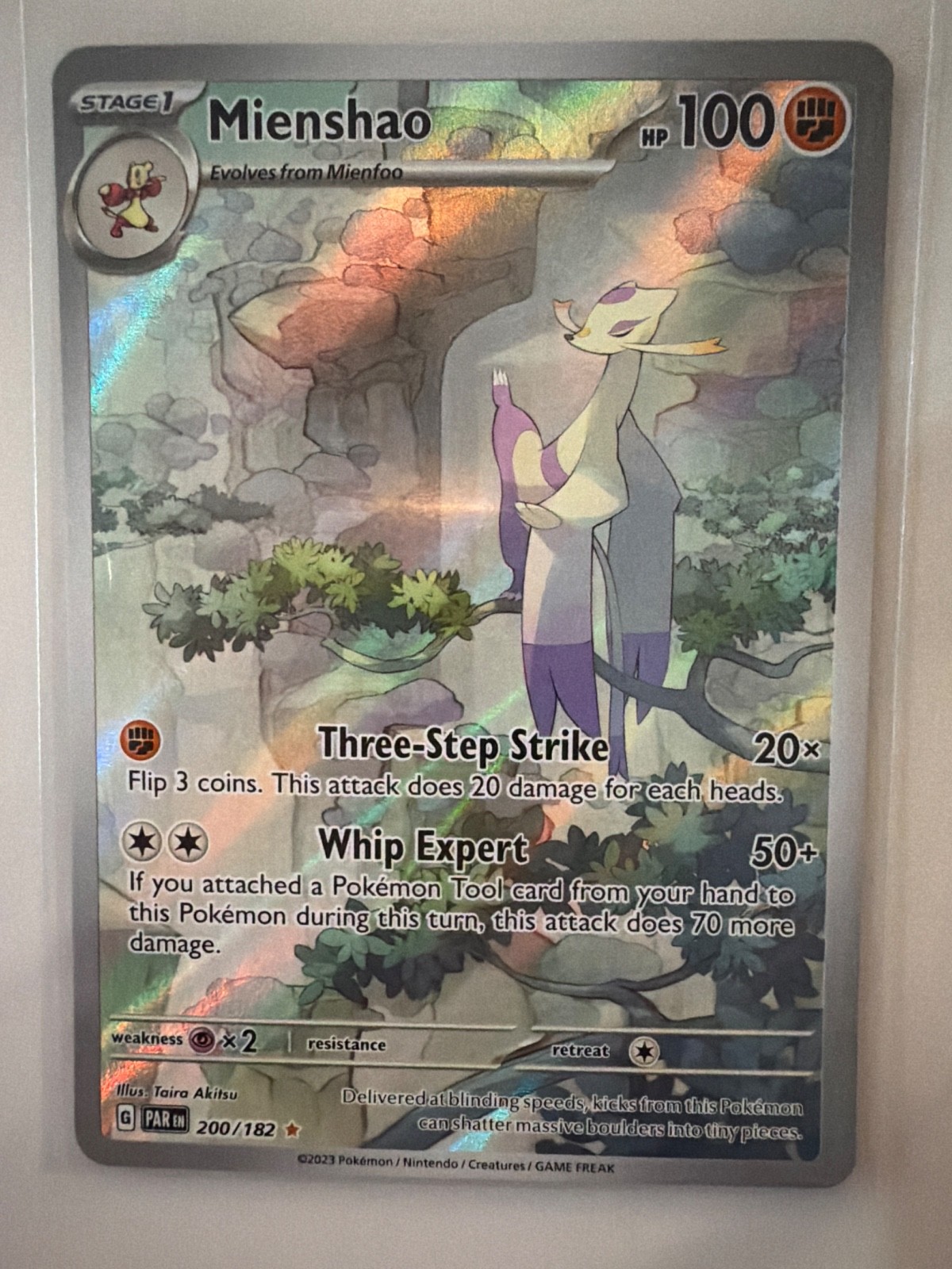 Mienshao 200/182 SV04: Paradox Rift Holo - Mint condition