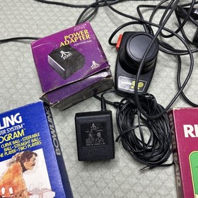 ATARI CX-2600 VIDEO COMPUTER SYSTEM 1980 Original Box Tested Works Very Clean