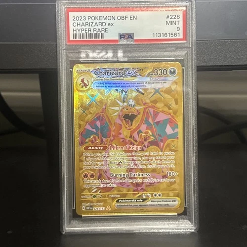 Charizard ex 228/197 SV03: Obsidian Flames Holo PSA 9