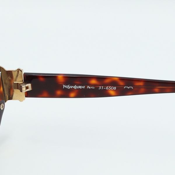 Occhiali da sole SAINT LAURENT 31 6508 tartaruga oro marrone nero donna