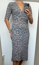Women Jigsaw Dress Grey Cotton S