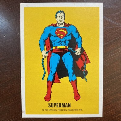 1974 Superman Wonder Bread National Periodical Publications DC Comics