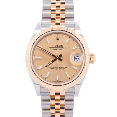Rolex Datejust 31mm Champagne Dial Watch Ref# 278273