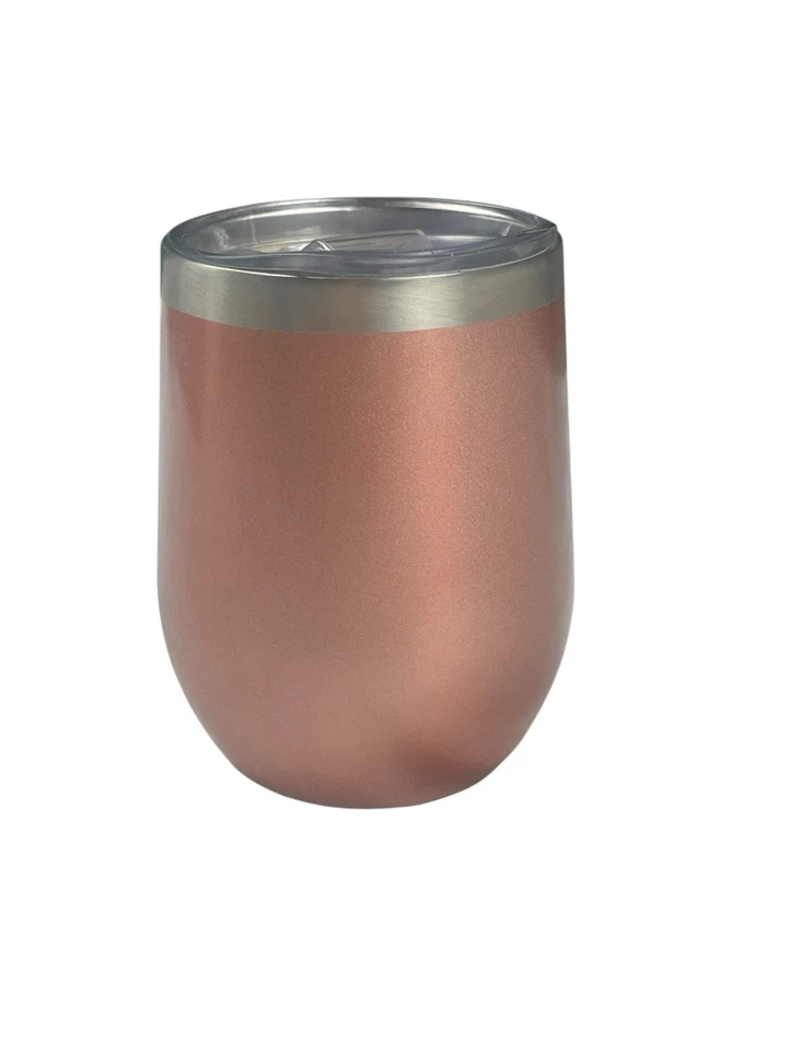 Wine Tumbler Rose pink I’d Shank a B In the kidneys for you 8oz Funny - Image 2 of 4