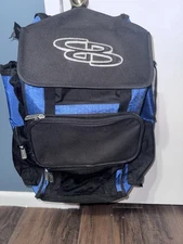 Boombah Superpack Bat Pack Baseball Softball Backpack Black/Blue