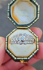9ct White Gold 0.50ct Diamond Bubble Cluster Ring