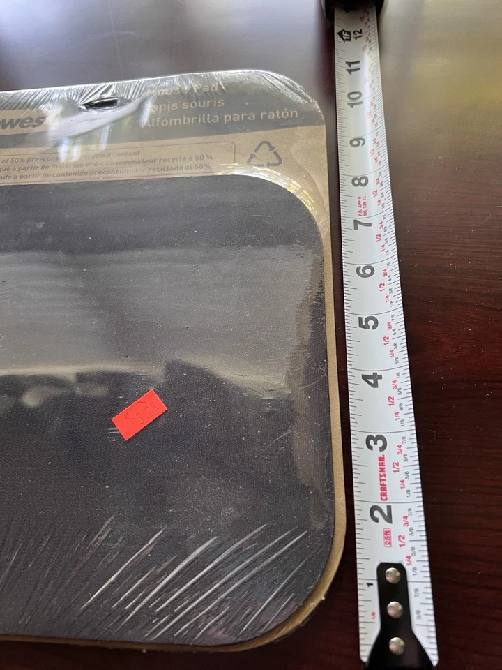 Fellowes Earth Series Mouse Pad Eco-Friendly Nonskid Durable Black - Image 4 of 4