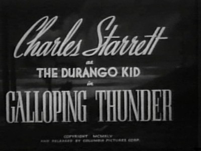 Galloping Thunder 1946 (DVD) Charles Starrett, Adelle Roberts, Merle Travis