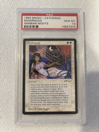 MTG Shahrazad - Arabian Nights - PSA 10