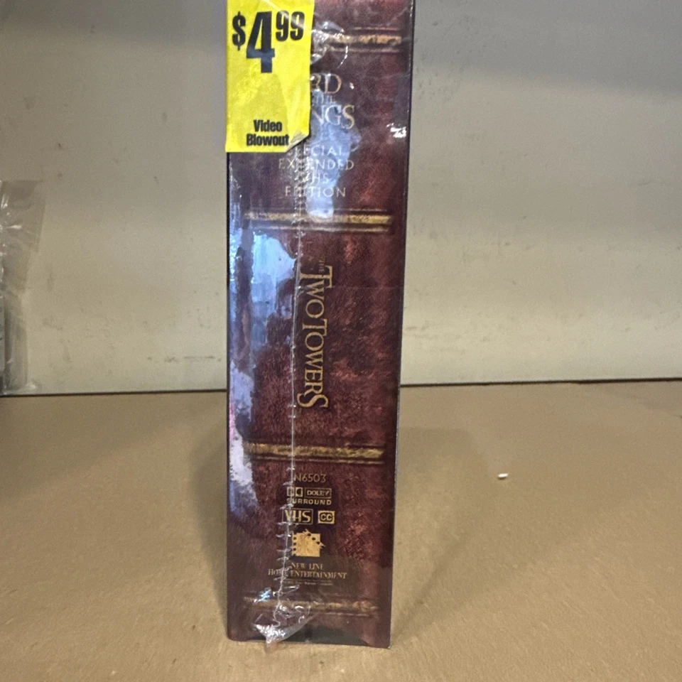 Lord of the Rings The Two Towers Special Extended Edition Box Set VHS NEW SEALED - Image 4 of 4