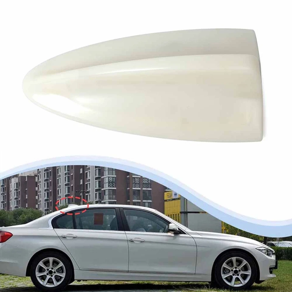 For BMW 1/3 Seires E90 E92 M3 E82 328i 320i Car Roof Shark Fin Antenna Cover Cap - Imagem 4 de 4