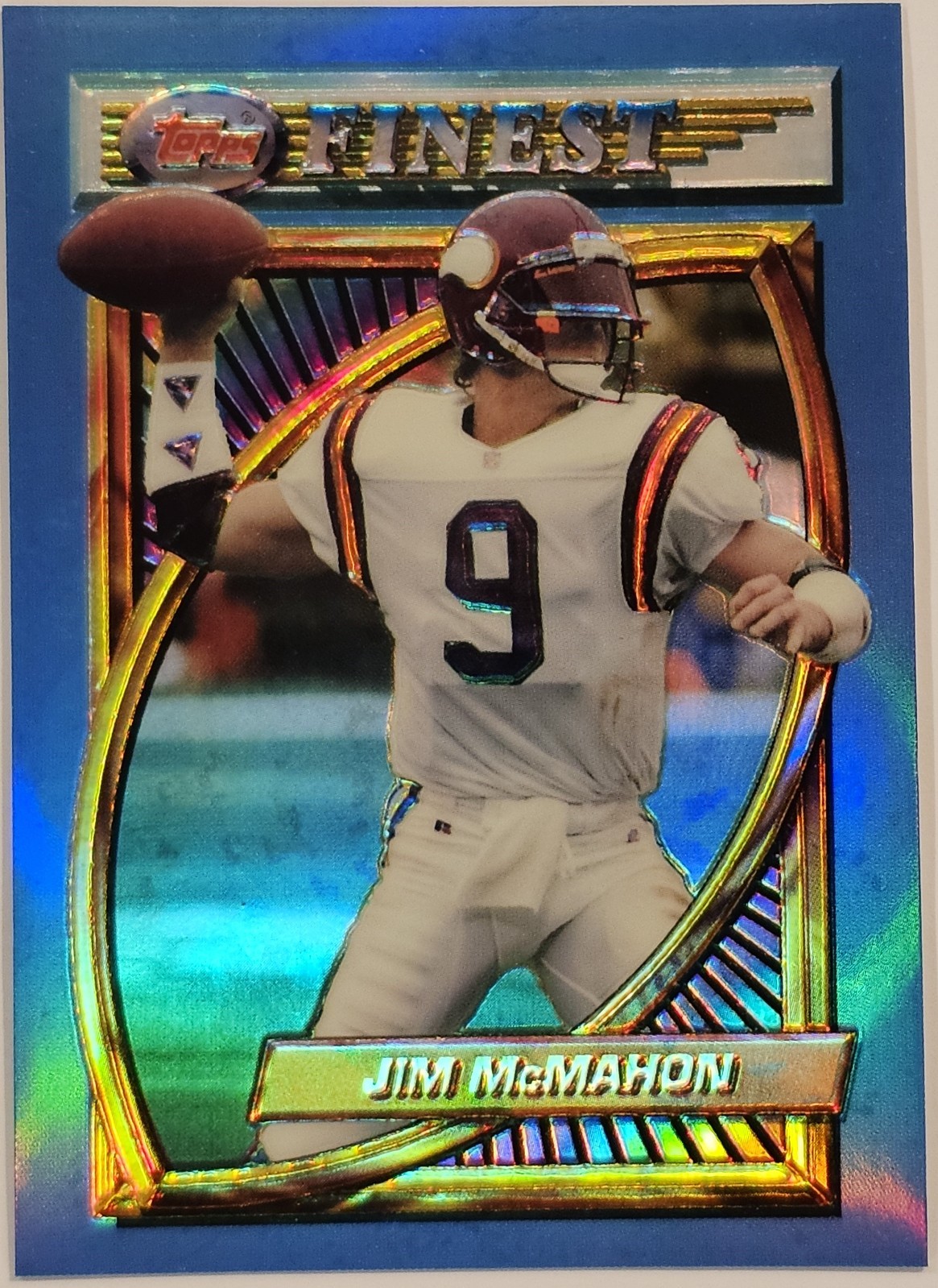 Jim McMahon 1994 Topps Finest Refractor #90