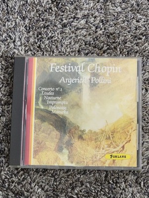 Festival Chopin CD Argerich Pollini Forlane Classical Piano Live