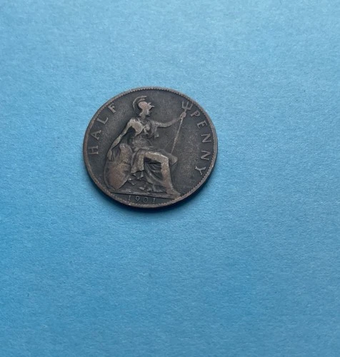 1901 Victoria Half Penny — photo from the most recent tracked eBay sale