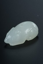 老鼠玉中国风雕像、雕像| eBay