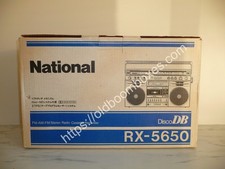 NATIONAL RX-5650 Stereo Radio Cassette Recorder