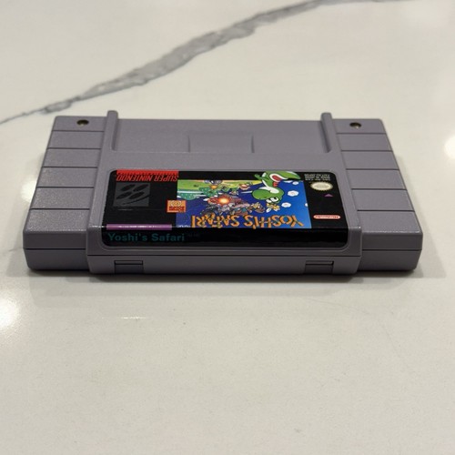 Yoshi's Safari (SNES, 1993) Auténtico Completo Manual CIB PROBADO ENVÍO RÁPIDO - Imagen 20 de 24