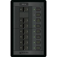 Blue Sea Systems 1202 120v Ac Main 6 Position Panel Vertical