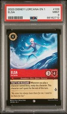 2023 Disney Lorcana Elsa Ice Surfer 109/204 The First Chapter PSA 9