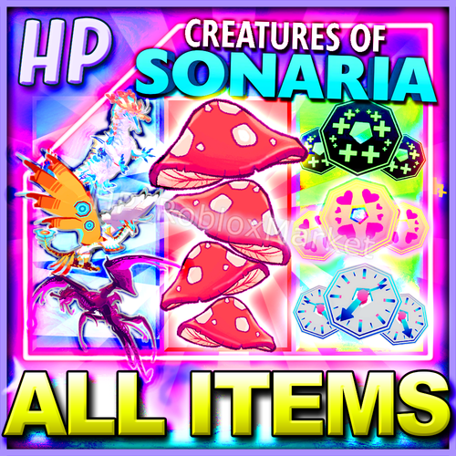 Creatures Of Sonaria🐲ALL ITEMS [SPECIES・MUSHROOM・TOKENS]⚡FAST DELIVERY⚡ ...