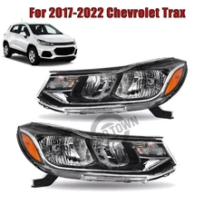 For 2017-2022 Chevrolet Trax Halogen Headlamp Assembly Driver Passenger Set 2pcs