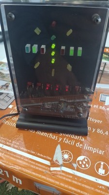 Vintage Color Changing Electric Clock Model Alien