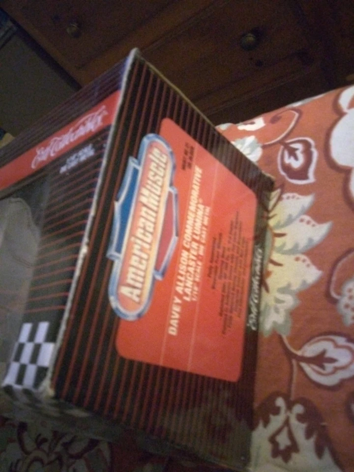 1/18 ERTL Remembering Davey Allison #1 Lancaster Chewing Tobacco Chevy Lumina - Image 3 of 4